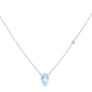 Lou Ovale Topaze & Diamants 1,15ct IV