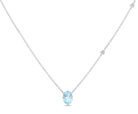 Lou Ovale Topaze & Diamants 1,15ct IV