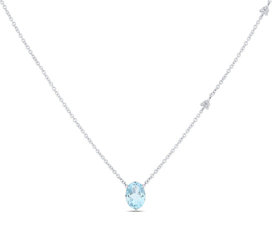Lou Ovale Topaze & Diamants 1,15ct IV