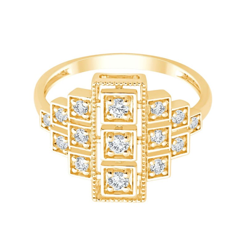 Art Déco Diamant 0,33ct II