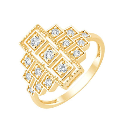 Art Déco Diamant 0,33ct II