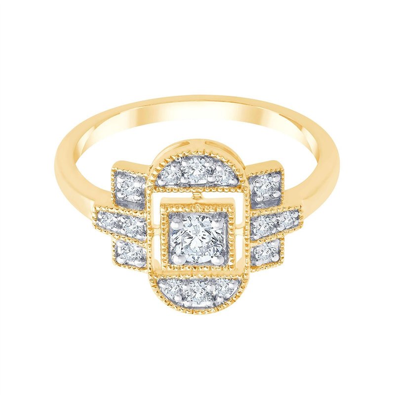 Art Déco Trilogie Diamant 0,4ct