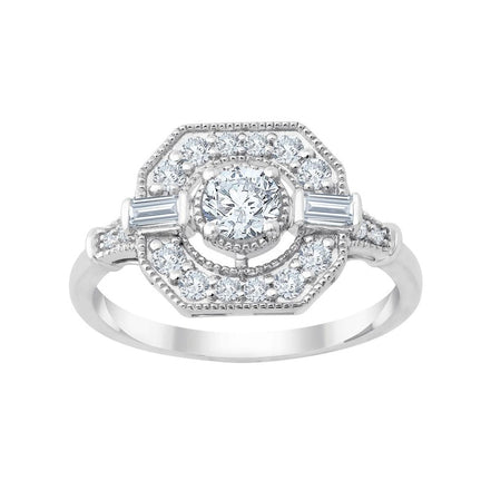 Art Déco Diamant 0,6ct