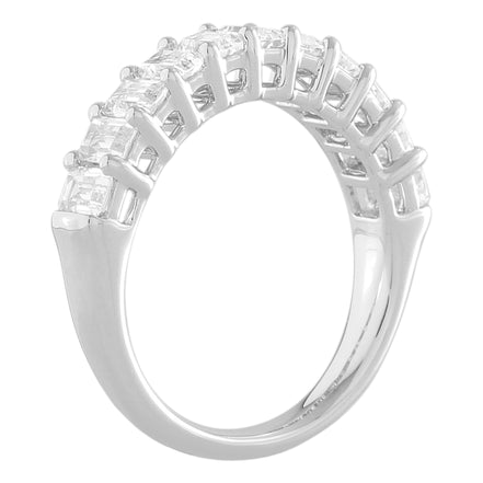 Alliance Taille Émeraude Serti Griffe Diamant 2,05ct