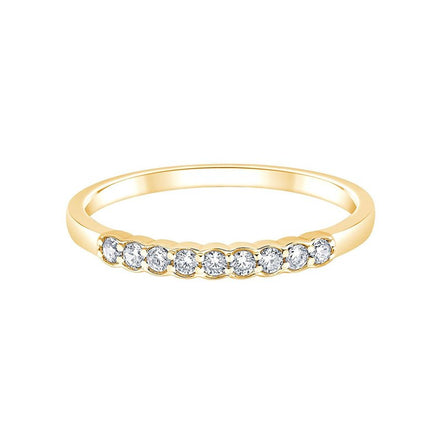 Demi Alliance Serti Clos Diamant 0,14ct I