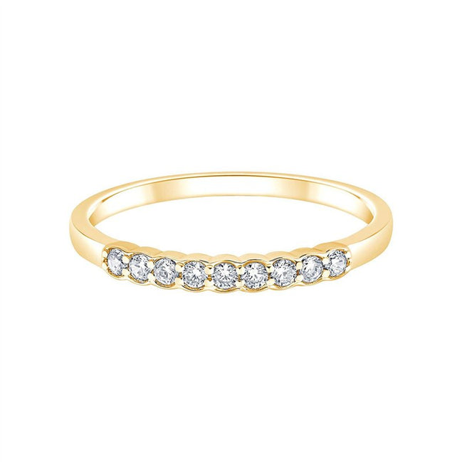 Demi Alliance Serti Clos Diamant 0,14ct I