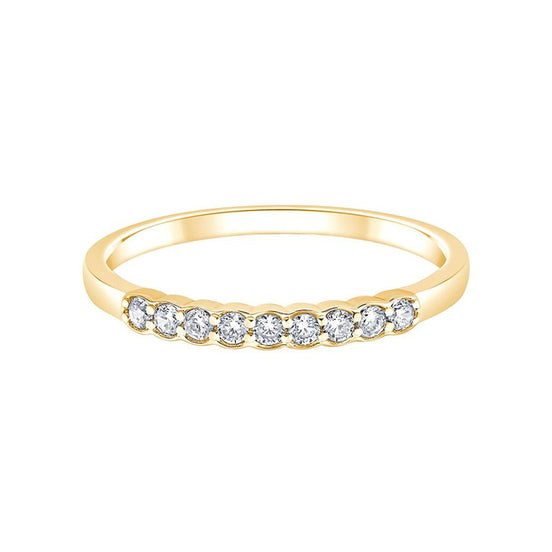 Demi Alliance Serti Clos Diamant 0,14ct I