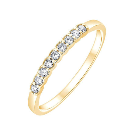 Demi Alliance Serti Clos Diamant 0,14ct I