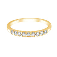 Alliance, Demi Alliance Serti Clos Diamant 0,2ct