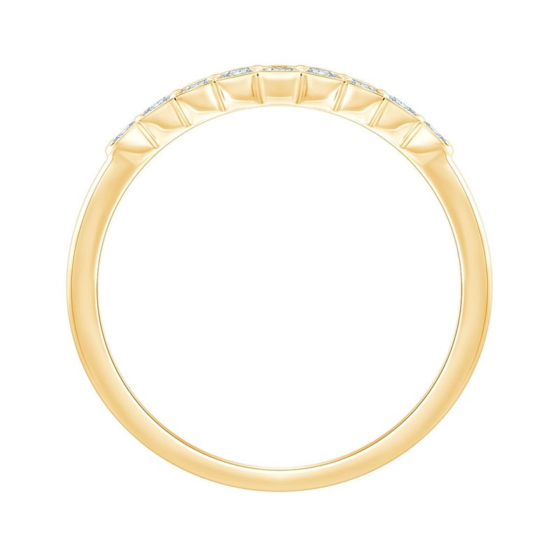 Alliance, Demi Alliance Serti Clos Diamant 0,2ct