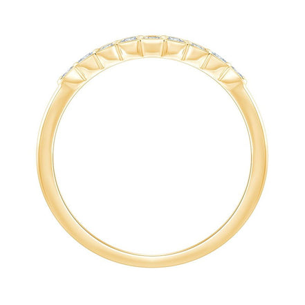 Alliance, Demi Alliance Serti Clos Diamant 0,2ct