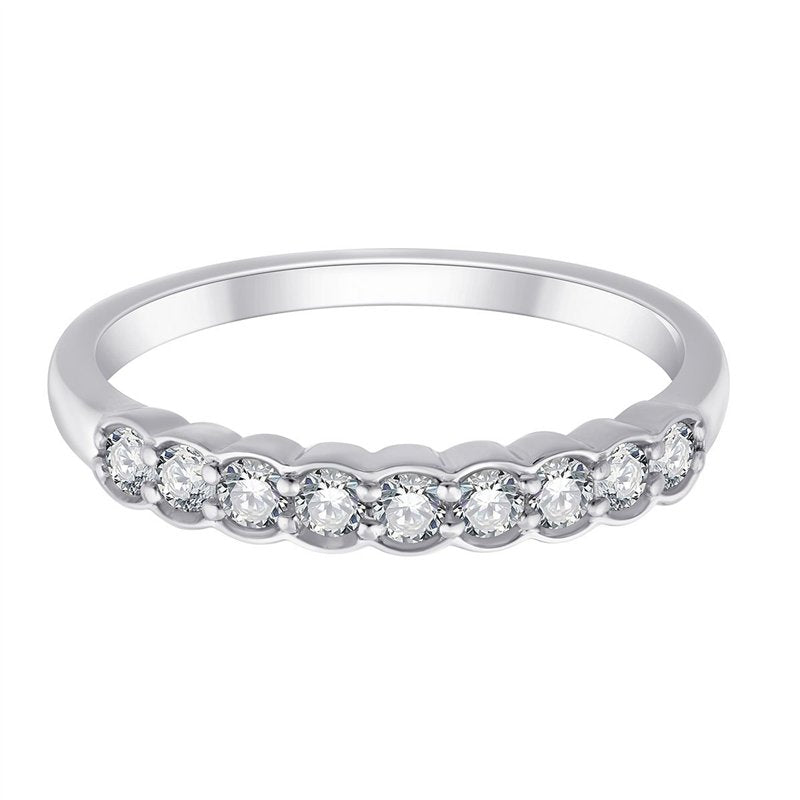 Demi Alliance Serti Clos Diamant 0,31ct