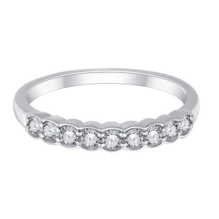Demi Alliance Serti Clos Diamant 0,31ct