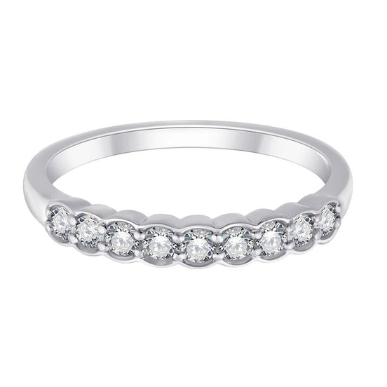 Demi Alliance Serti Clos Diamant 0,31ct