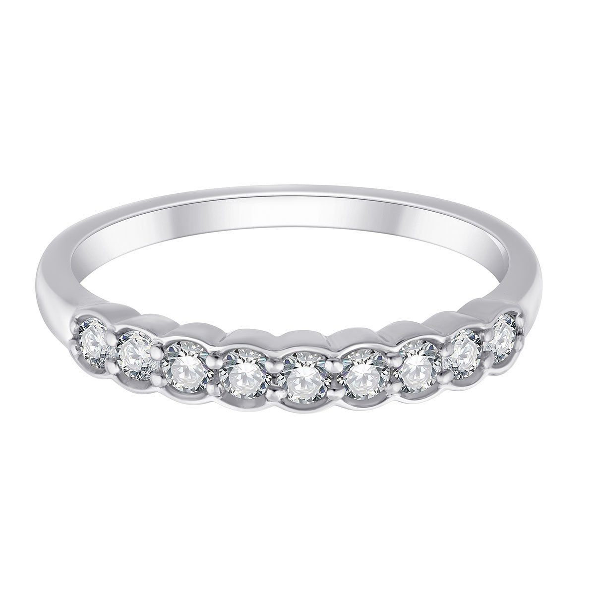 Demi Alliance Serti Clos Diamant 0,31ct