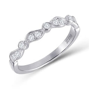 Bague trilogie diamant en or 18 carats