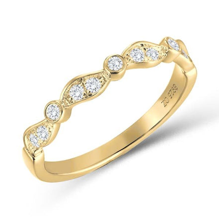 Bague trilogie diamant en or 18 carats