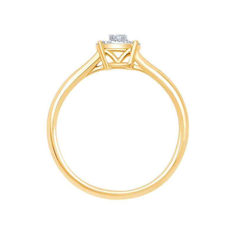 Bague, Solitaire Diamant 0,1ct