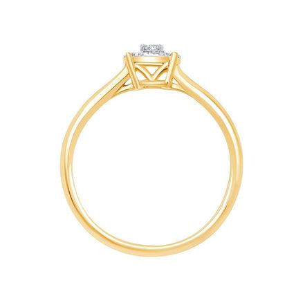 Bague, Solitaire Diamant 0,1ct