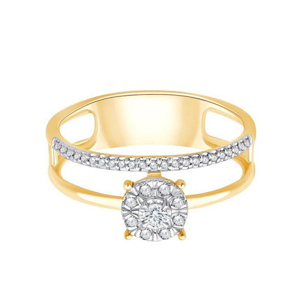 Bague diamant en or 18 carats