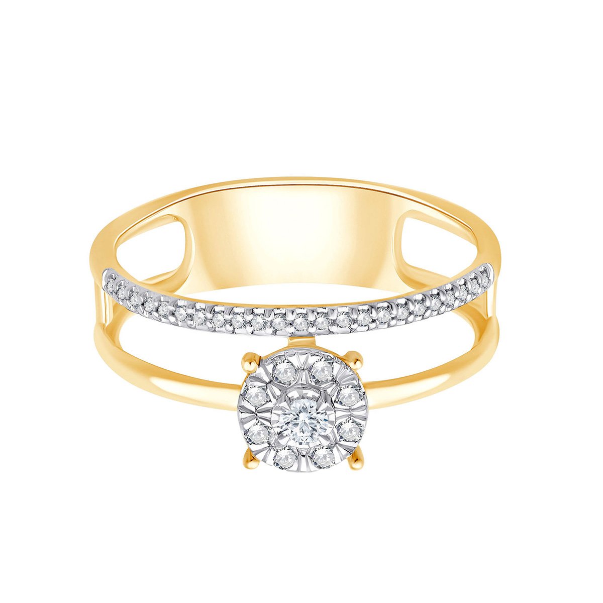 Bague diamant en or 18 carats