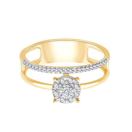 Bague diamant en or 18 carats