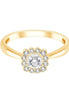 Solitaire Entouré Diamant 0,21ct