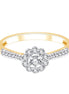 Solitaire Accompagné Diamant 0,19ct