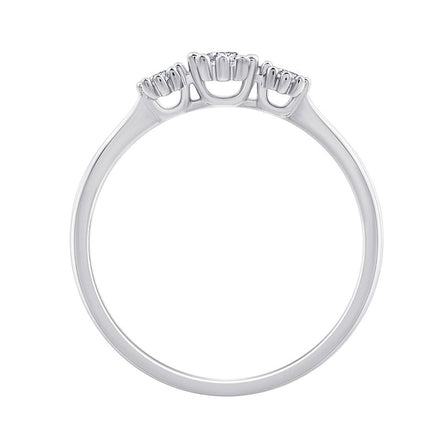 Trilogie Diamant 0,12ct I