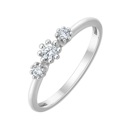 Trilogie Diamant 0,12ct I