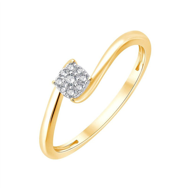 Solitaire Diamant 0,04ct I