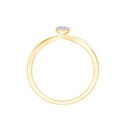 Solitaire Diamant 0,04ct I