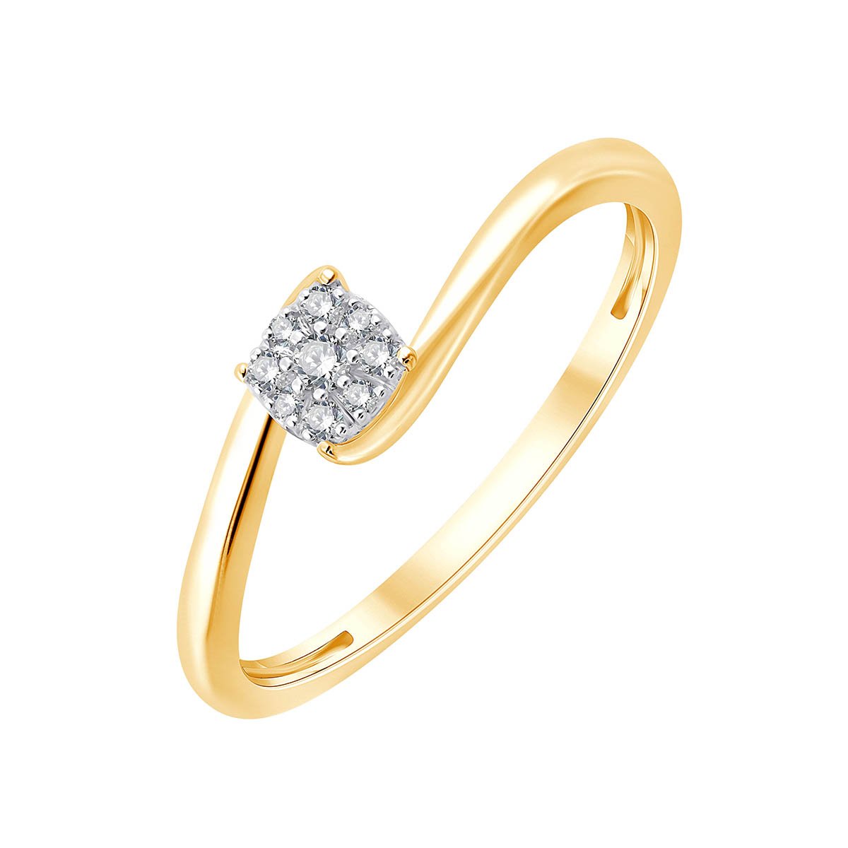 Solitaire Diamant 0,04ct I