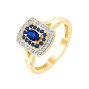 Saphir & Diamants 0,04ct I
