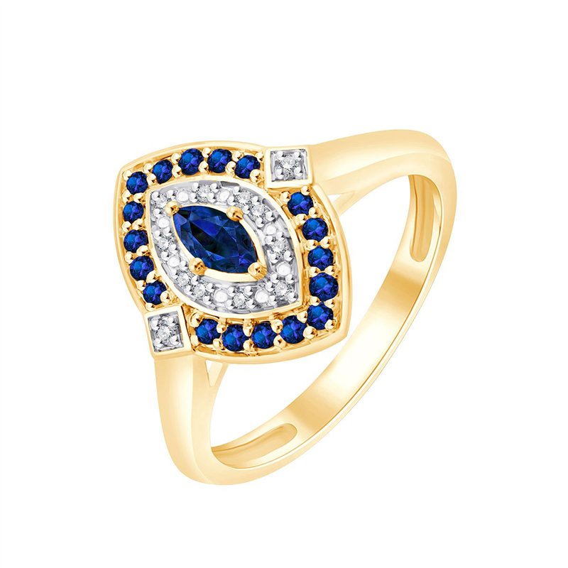 Saphir et Diamants 0,03ct
