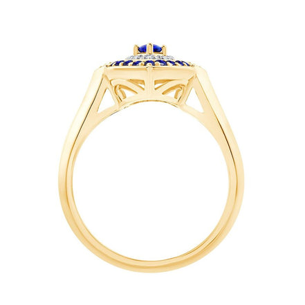Saphir et Diamants 0,03ct