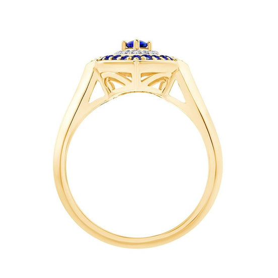 Saphir et Diamants 0,03ct