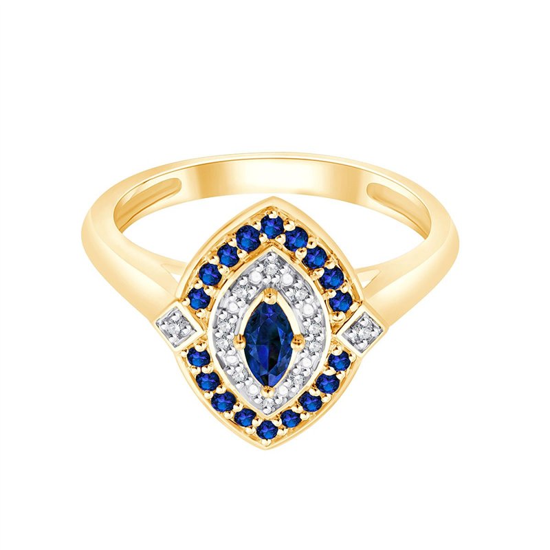 Saphir et Diamants 0,03ct