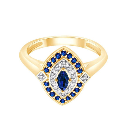 Saphir et Diamants 0,03ct