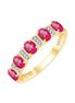 Rubis et Diamants 0,04 ct I