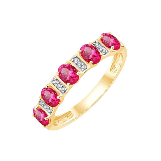 Rubis et Diamants 0,04 ct I