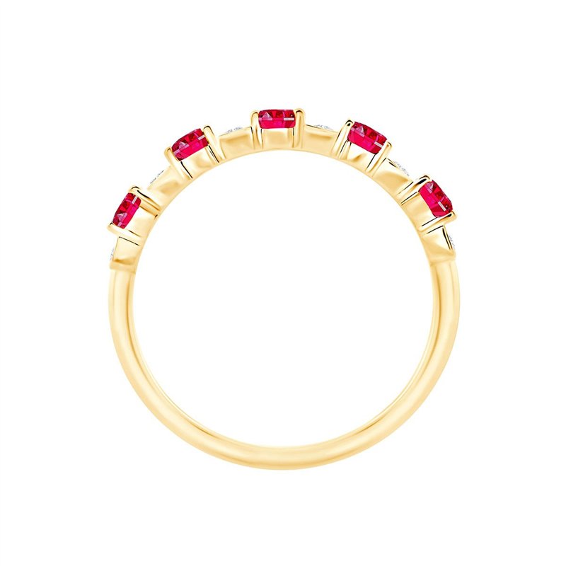 Rubis et Diamants 0,04 ct I