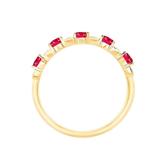 Rubis et Diamants 0,04 ct I