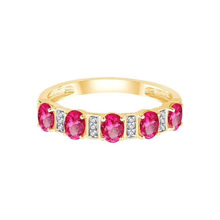 Rubis et Diamants 0,04 ct I
