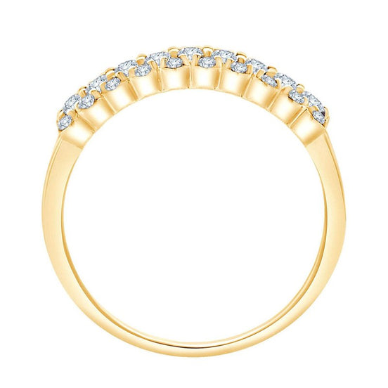 Demi-alliance diamant 0,5 ct