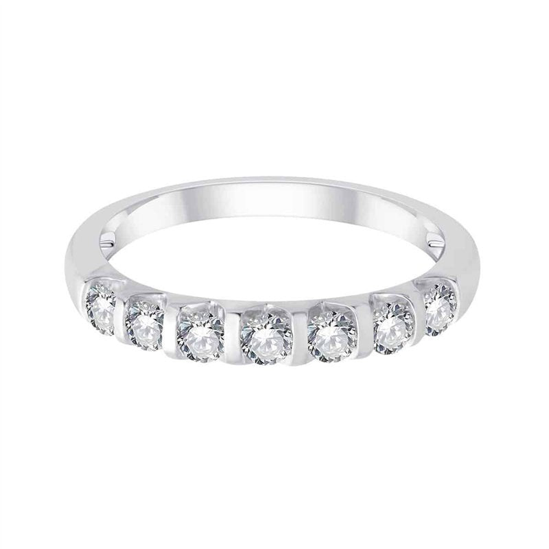Demi Alliance Serti Clos Diamant 0,48ct