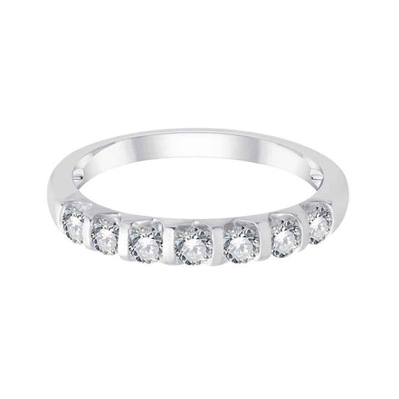 Demi Alliance Serti Clos Diamant 0,48ct