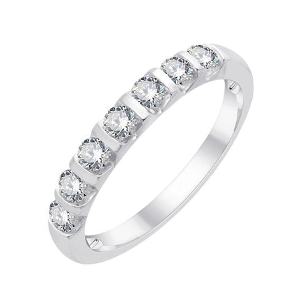 Demi Alliance Serti Clos Diamant 0,48ct