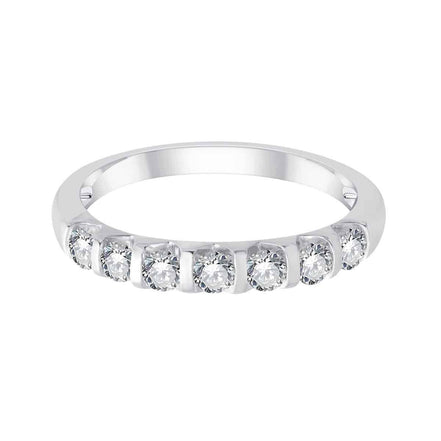 Demi Alliance Serti Clos Diamant 0,48ct