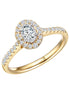 BAGUE CAPRICE DIAMANT TAILLE OVALE